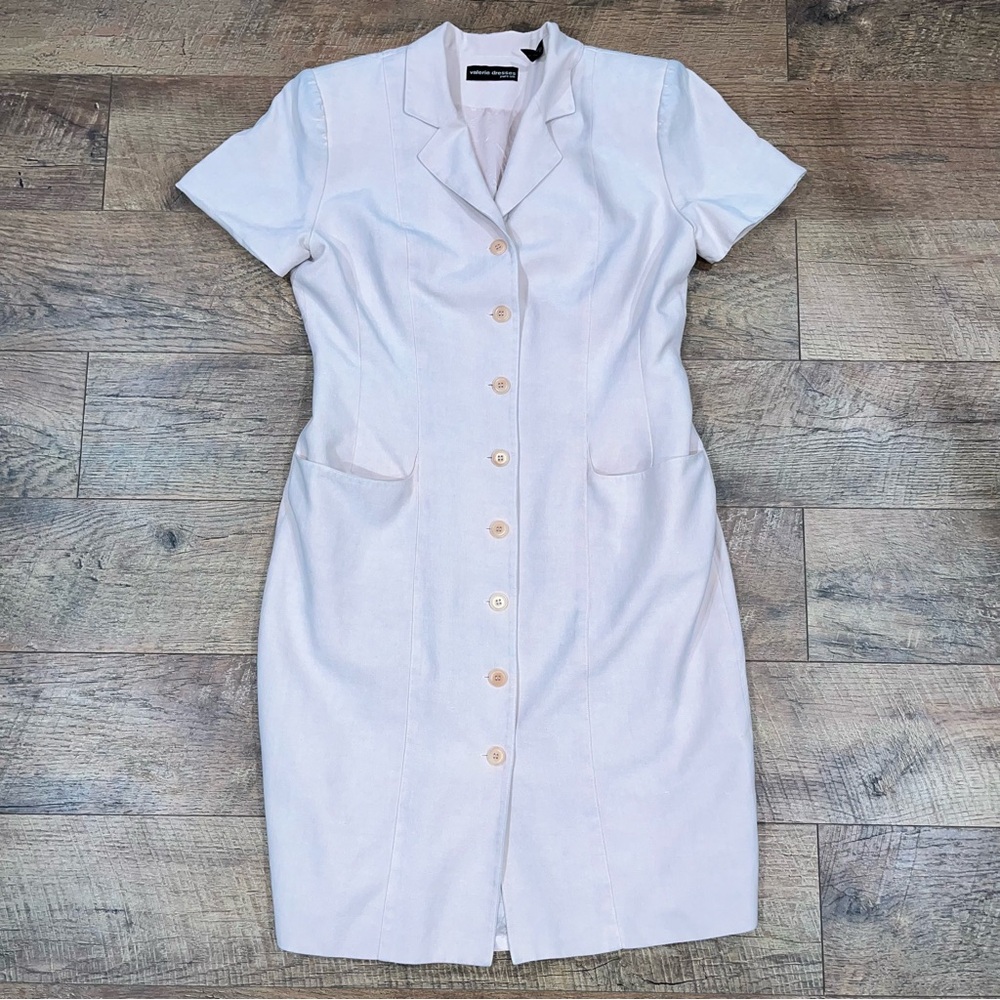 90’s Vintage Valerie Dresses Pure Silk Silk and Linen Blend